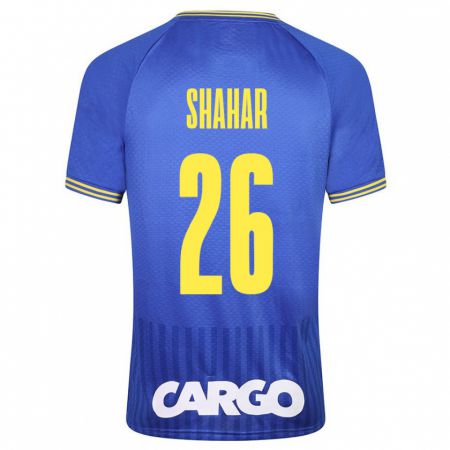 Kandiny Enfant Maillot Ido Shahar #26 Bleu Tenues Extérieur 2023/24 T-Shirt