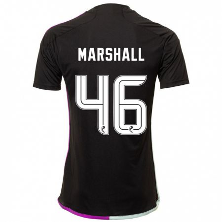 Kandiny Enfant Maillot Findlay Marshall #46 Noir Tenues Extérieur 2023/24 T-Shirt