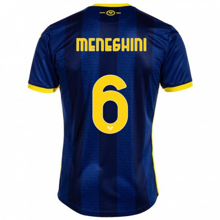 Kandiny Homme Maillot Sofia Meneghini #6 Marin Tenues Domicile 2023/24 T-Shirt