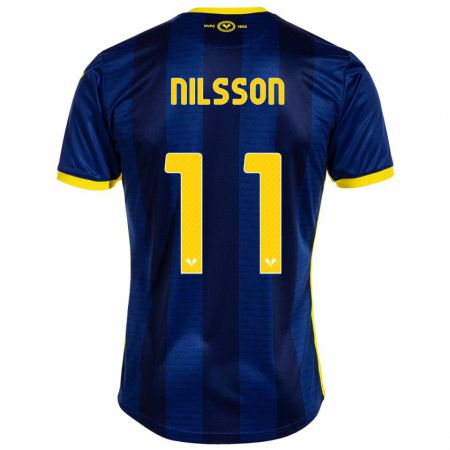 Kandiny Homme Maillot Sara Nilsson #11 Marin Tenues Domicile 2023/24 T-Shirt