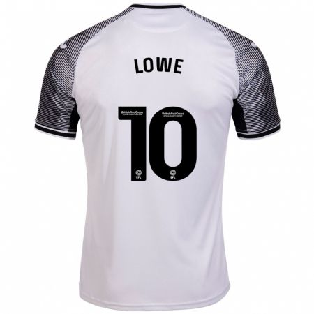 Kandiny Homme Maillot Jamal Lowe #10 Blanc Tenues Domicile 2023/24 T-Shirt