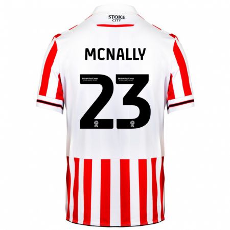 Kandiny Homme Maillot Luke Mcnally #23 Rouge Blanc Tenues Domicile 2023/24 T-Shirt