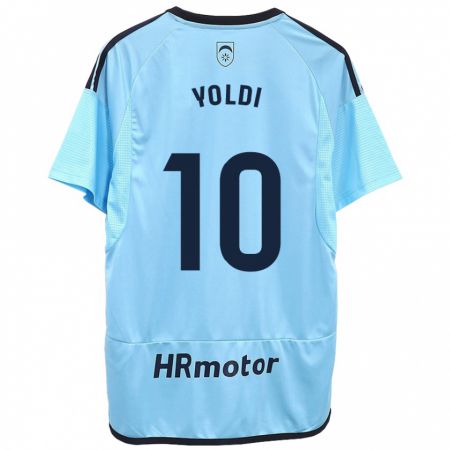 Kandiny Homme Maillot Ander Yoldi #10 Bleu Tenues Extérieur 2023/24 T-Shirt