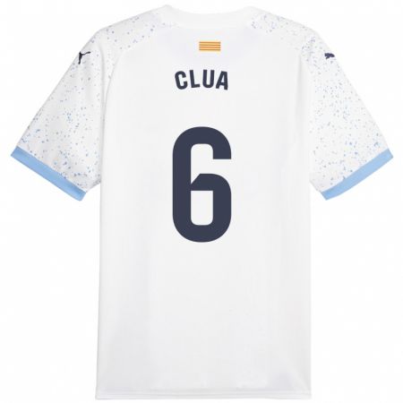Kandiny Homme Maillot Silvi Clua #6 Blanc Tenues Extérieur 2023/24 T-Shirt