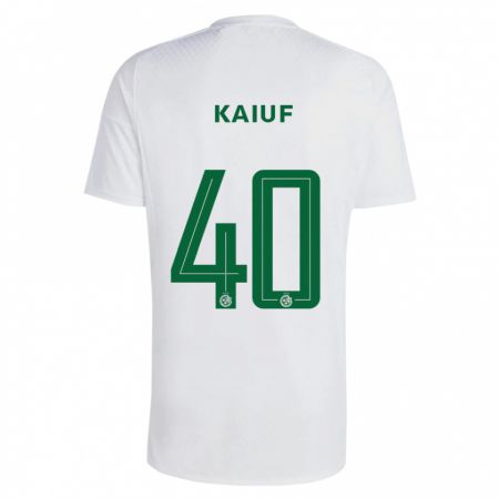 Kandiny Homme Maillot Sharif Kaiuf #40 Vert Bleu Tenues Extérieur 2023/24 T-Shirt