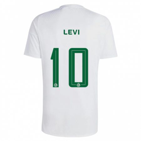 Kandiny Homme Maillot Yarin Levi #10 Vert Bleu Tenues Extérieur 2023/24 T-Shirt