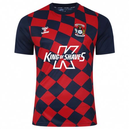 Kandiny Homme Maillot Kai Andrews #54 Rouge Marine Tenues Extérieur 2023/24 T-Shirt