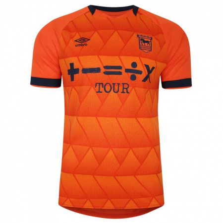 Kandiny Homme Maillot Tyrese Osbourne #0 Orange Tenues Extérieur 2023/24 T-Shirt