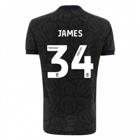 Kandiny Homme Maillot Joseph James #34 Noir Tenues Extérieur 2023/24 T-Shirt