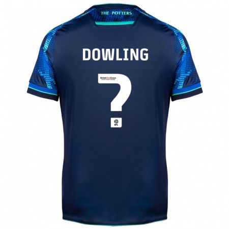 Kandiny Homme Maillot Will Dowling #0 Marin Tenues Extérieur 2023/24 T-Shirt