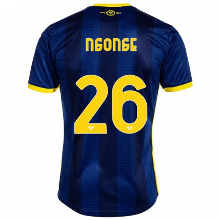 Kandiny Femme Maillot Cyril Ngonge #26 Marin Tenues Domicile 2023/24 T-Shirt