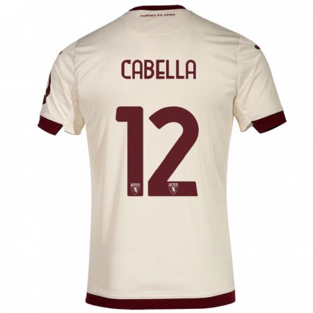 Kandiny Femme Maillot Matteo Cabella #12 Champenois Tenues Extérieur 2023/24 T-Shirt