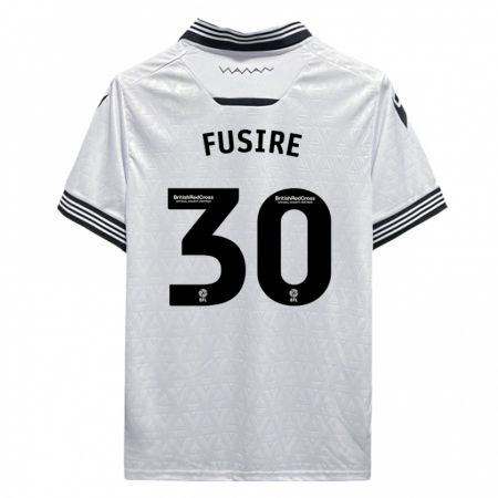 Kandiny Femme Maillot Sean Fusire #30 Blanc Tenues Extérieur 2023/24 T-Shirt