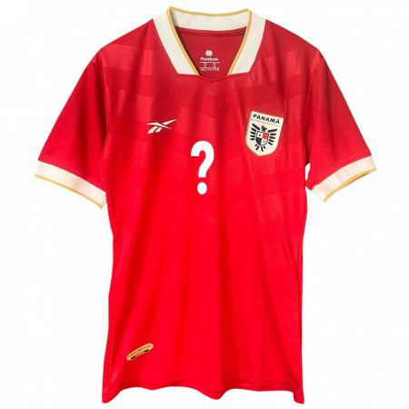 Kandiny Enfant Maillot Panama Julio Rodríguez #0 Rouge Tenues Domicile 24-26 T-Shirt