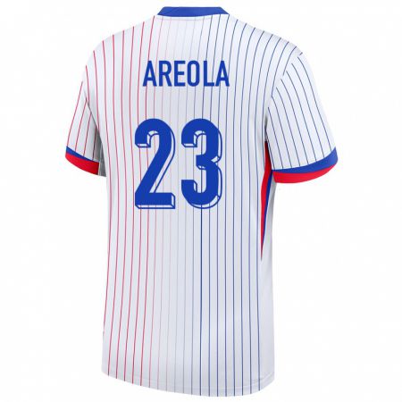 Kandiny Enfant Maillot France Alphonse Areola #23 Blanc Tenues Extérieur 24-26 T-Shirt