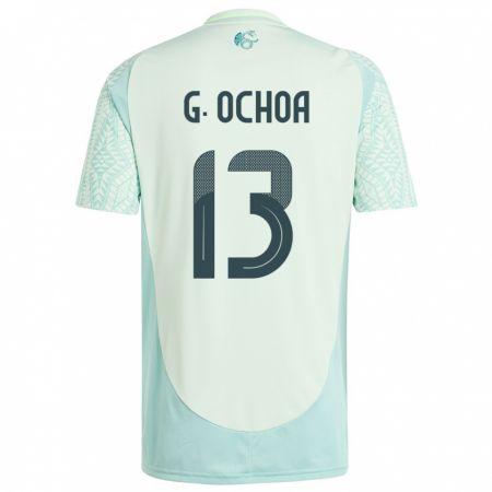 Kandiny Enfant Maillot Mexique Guillermo Ochoa #13 Lin Vert Tenues Extérieur 24-26 T-Shirt