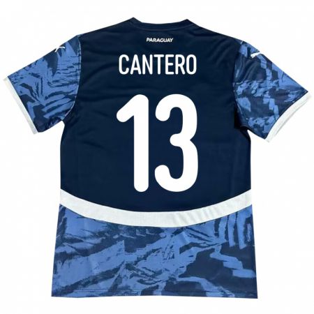 Kandiny Enfant Maillot Paraguay Alexis Cantero #13 Bleu Tenues Extérieur 24-26 T-Shirt