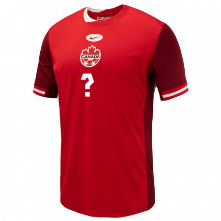 Kandiny Homme Maillot Canada Adisa De Rosario #0 Rouge Tenues Domicile 24-26 T-Shirt