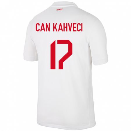 Kandiny Homme Maillot Turquie İrfan Can Kahveci #17 Blanc Tenues Domicile 24-26 T-Shirt