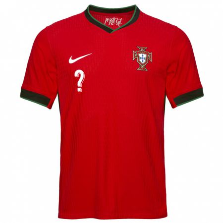 Kandiny Femme Maillot Portugal Votre Nom #0 Rouge Tenues Domicile 24-26 T-Shirt