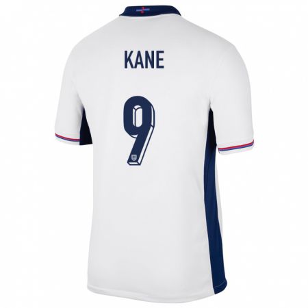 Kandiny Femme Maillot Angleterre Harry Kane #9 Blanc Tenues Domicile 24-26 T-Shirt