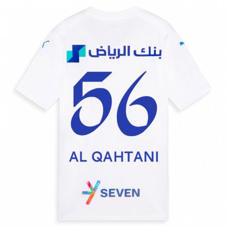 Kandiny Femme Maillot Mohammed Al-Qahtani #56 Blanc Tenues Extérieur 2023/24 T-Shirt