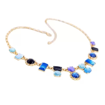 Kandiny - Elegant Sapphire Simple Pendant Women Necklace