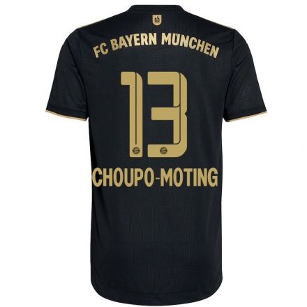 Enfant Football Maillot Eric Maxim Choupo-moting #13 Le Noir Tenues Extérieur 2021/22 T-shirt