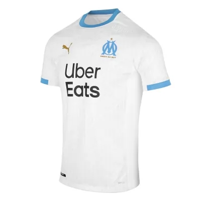 Enfant Football Maillot Yohann Pele #16 Tenues Domicile Blanc Bleu 2020/21 Chemise