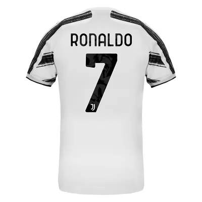 Enfant Football Maillot Cristiano Ronaldo #7 Tenues Domicile Blanc 2020/21 Chemise