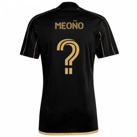 Kandiny Enfant Maillot Aaron Meoño #0 Or Noir Tenues Domicile 2024/25 T-Shirt