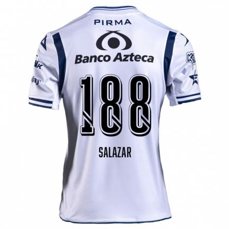 Kandiny Enfant Maillot Ronaldo Salazar #188 Blanc Bleu Marine Tenues Domicile 2024/25 T-Shirt