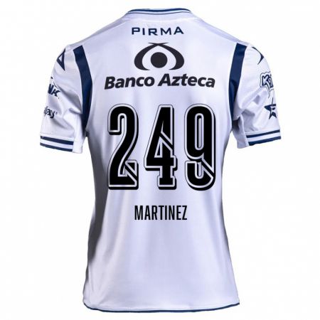 Kandiny Enfant Maillot Juan Martínez #249 Blanc Bleu Marine Tenues Domicile 2024/25 T-Shirt