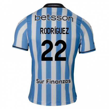 Kandiny Enfant Maillot Baltasar Rodríguez #22 Bleu Blanc Noir Tenues Domicile 2024/25 T-Shirt