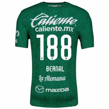 Kandiny Enfant Maillot Juan Bernal #188 Vert Blanc Tenues Domicile 2024/25 T-Shirt