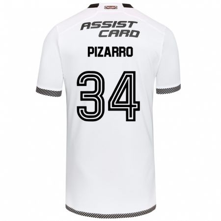 Kandiny Enfant Maillot Vicente Pizarro #34 Blanc Noir Tenues Domicile 2024/25 T-Shirt