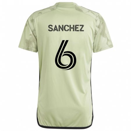 Kandiny Enfant Maillot Ilie Sánchez #6 Vert Clair Tenues Extérieur 2024/25 T-Shirt