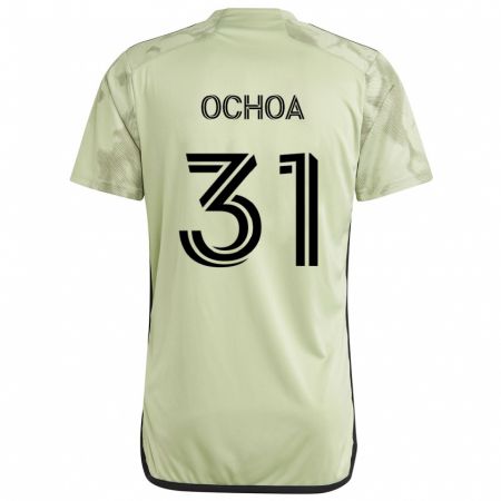 Kandiny Enfant Maillot David Ochoa #31 Vert Clair Tenues Extérieur 2024/25 T-Shirt