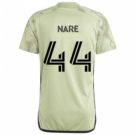 Kandiny Enfant Maillot Thabo Nare #44 Vert Clair Tenues Extérieur 2024/25 T-Shirt