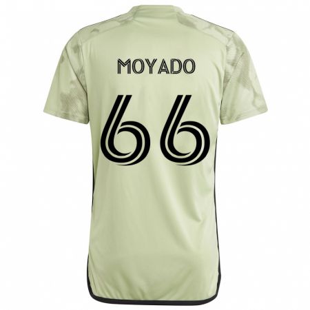 Kandiny Enfant Maillot Bryan Moyado #66 Vert Clair Tenues Extérieur 2024/25 T-Shirt