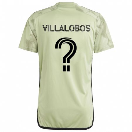 Kandiny Enfant Maillot Kristian Villalobos #0 Vert Clair Tenues Extérieur 2024/25 T-Shirt