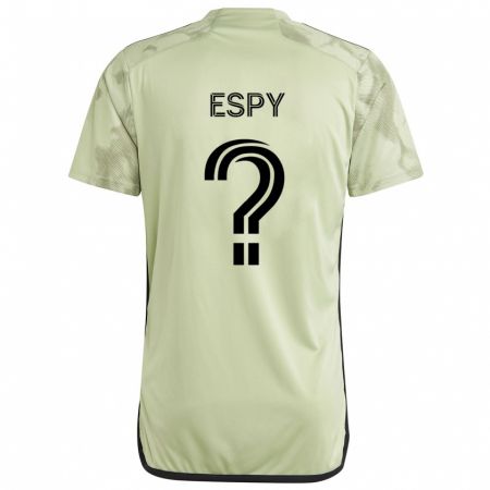 Kandiny Enfant Maillot Tyson Espy #0 Vert Clair Tenues Extérieur 2024/25 T-Shirt