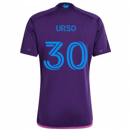 Kandiny Enfant Maillot Júnior Urso #30 Bleu Violet Tenues Extérieur 2024/25 T-Shirt