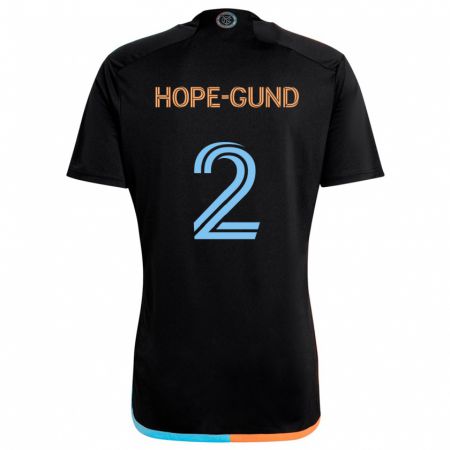 Kandiny Enfant Maillot Rio Hope-Gund #2 Noir Orange Bleu Tenues Extérieur 2024/25 T-Shirt