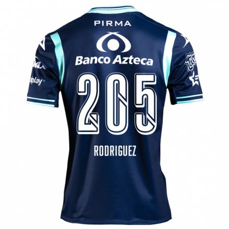 Kandiny Enfant Maillot Alberto Rodríguez #205 Bleu Marine Tenues Extérieur 2024/25 T-Shirt