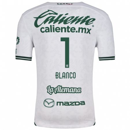 Kandiny Enfant Maillot Alfonso Blanco #1 Blanc Vert Tenues Extérieur 2024/25 T-Shirt