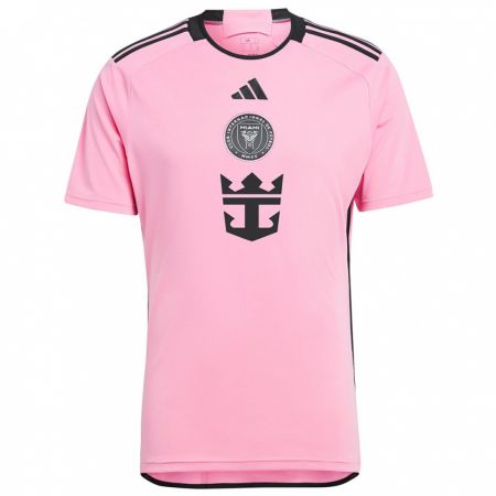 Kandiny Homme Maillot Cj Dos Santos #13 Rose Tenues Domicile 2024/25 T-Shirt