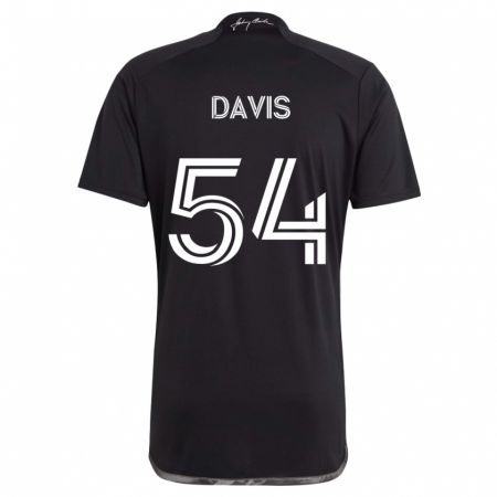 Kandiny Homme Maillot Sean Davis #54 Noir Tenues Extérieur 2024/25 T-Shirt