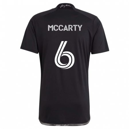 Kandiny Homme Maillot Dax Mccarty #6 Noir Tenues Extérieur 2024/25 T-Shirt