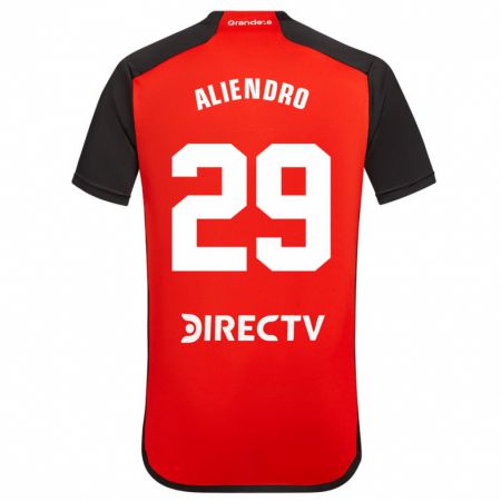 Kandiny Homme Maillot Rodrigo Aliendro #29 Rouge Noir Blanc Tenues Extérieur 2024/25 T-Shirt